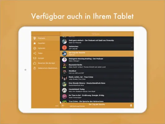 Podcast Deutsch android App screenshot 0